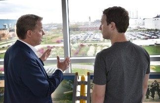Bill Ford and Mark Zuckerberg